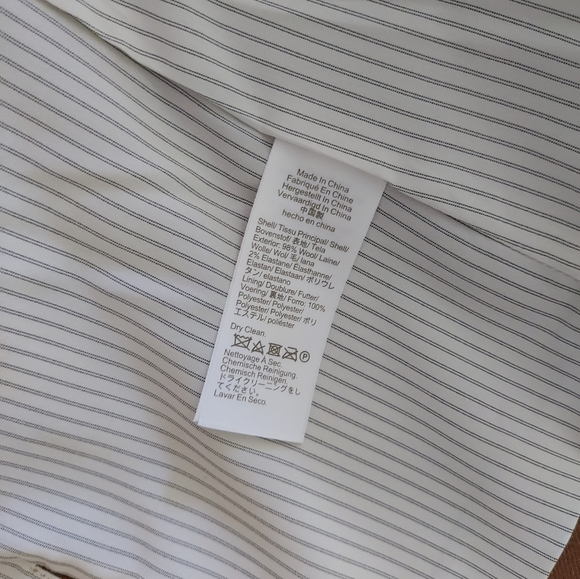 J. CREW New Regent Wool Flannel Blazer - 6 Tall - Picture 9 of 10